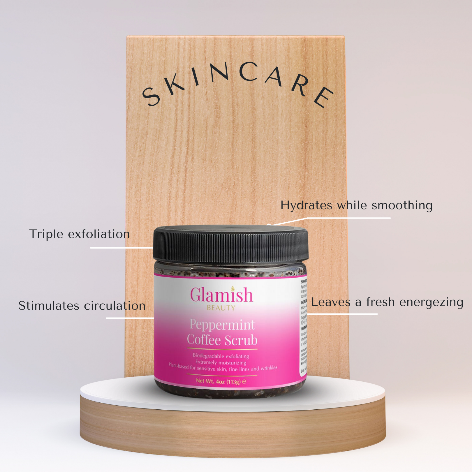 Peppermint Coffee Scrub